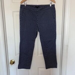 Jones New York Geometric Straight Leg Pants
